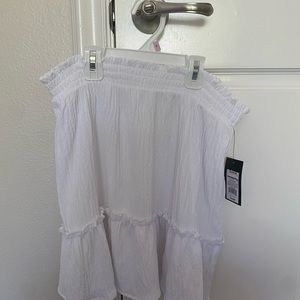 White summer skirt